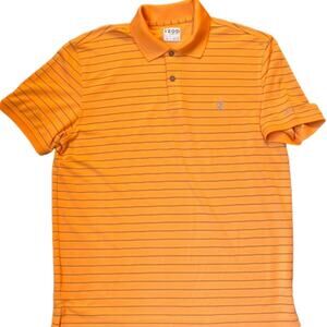 Lacoste Izod Men’s MD Golf Orange & Gray Polo Shirt